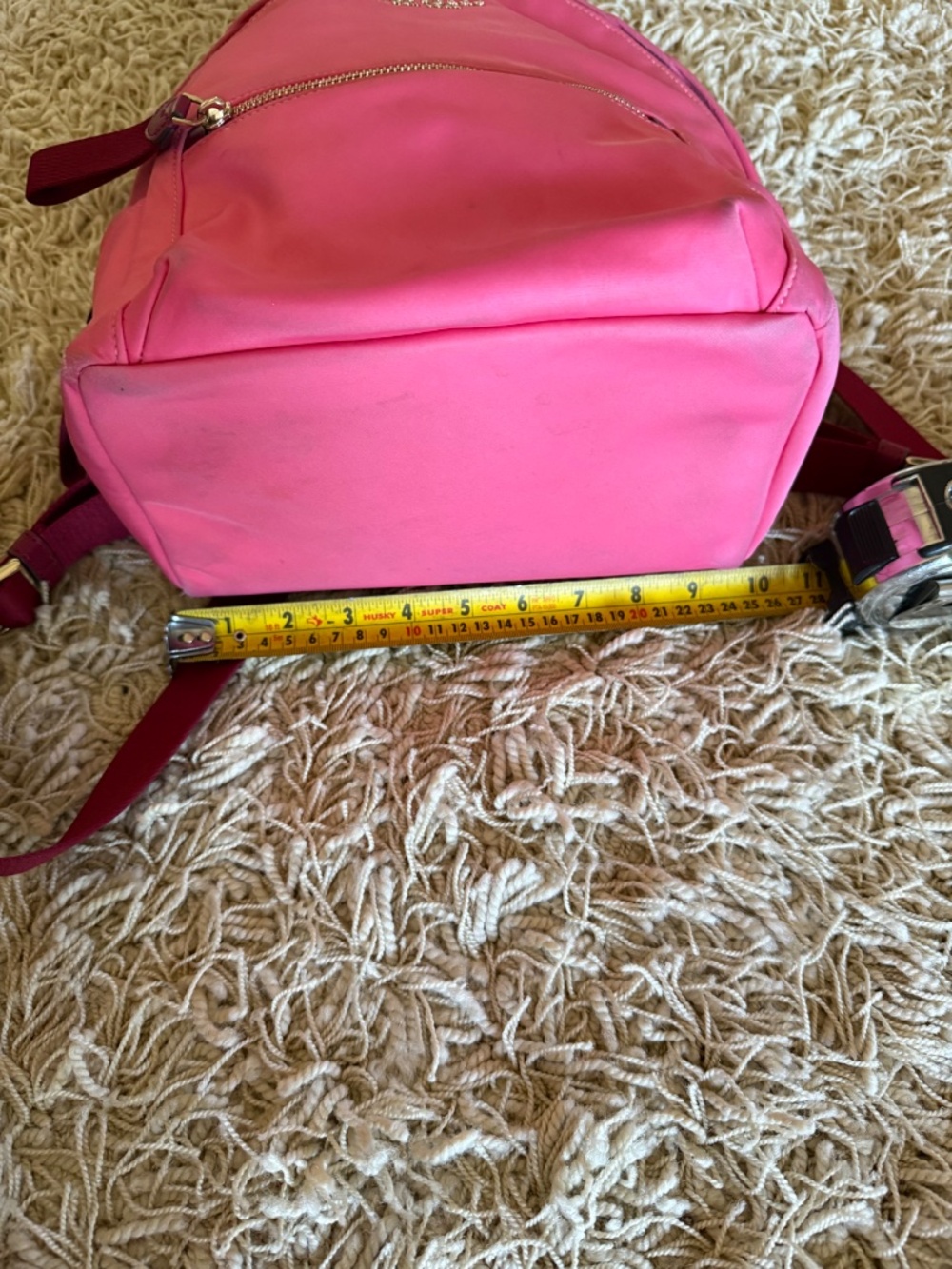 Kate Spade New York Chelsea Medium Nylon Backpack Pink - Picture 11 of 12